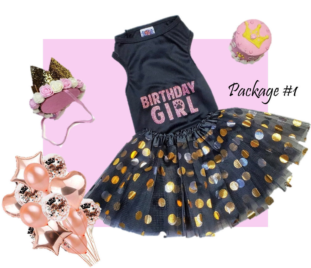 Birthday Party Package | Royal Gold and Black
